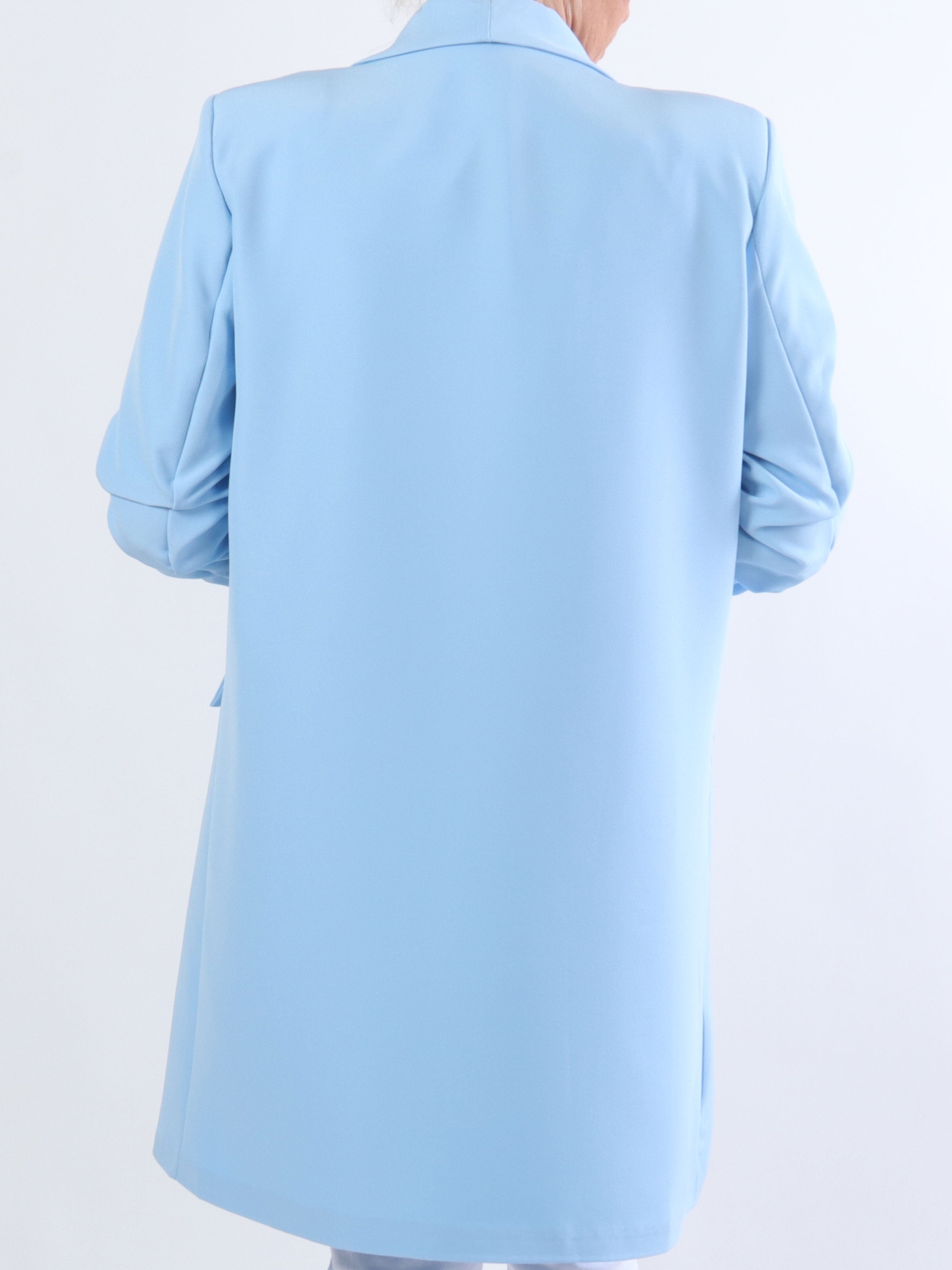 Mila Long - Snygg blazer med veck på ärmen